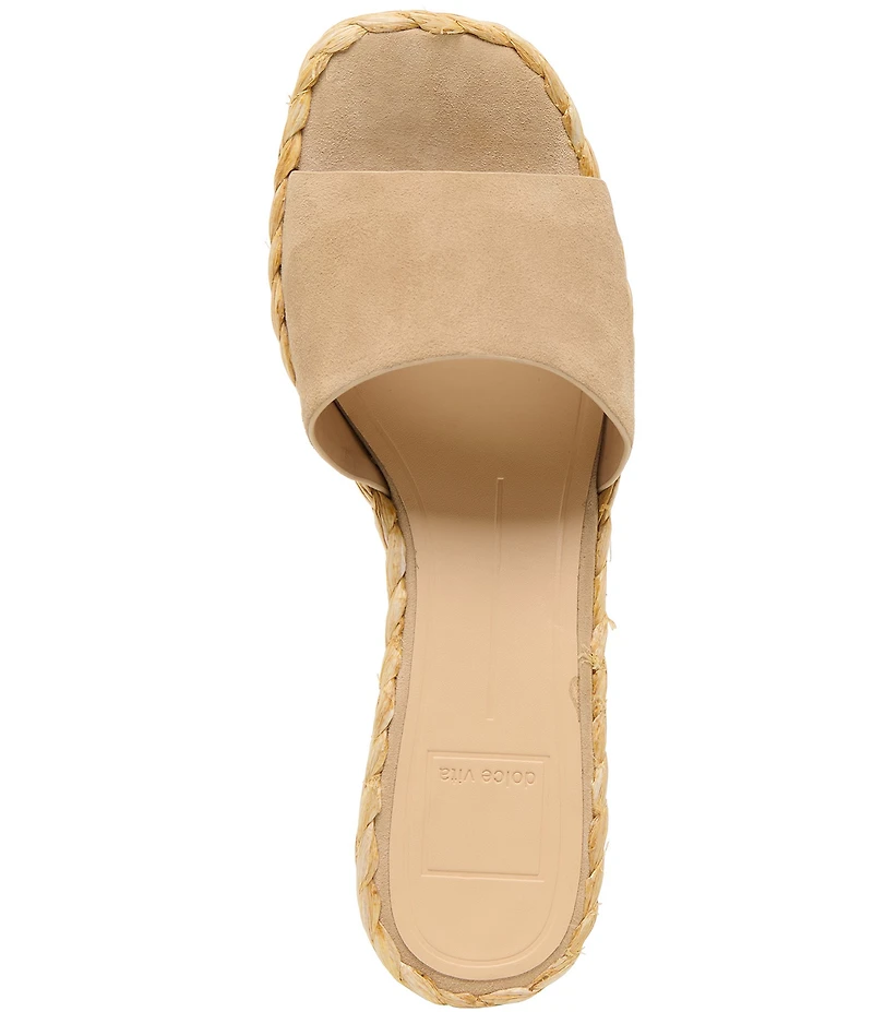 Dolce Vita Dixi Suede Banded Slide Sandals
