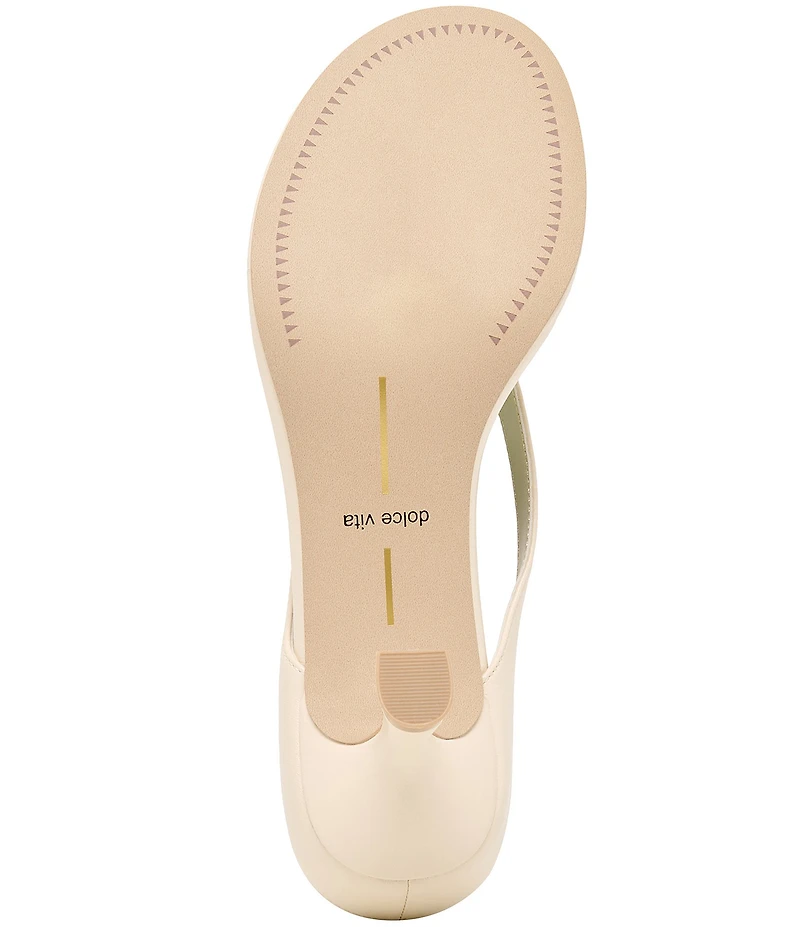 Dolce Vita Doreen Leather Thong Dress Sandals
