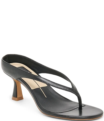 Dolce Vita Doreen Leather Thong Dress Sandals