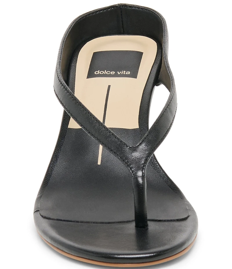 Dolce Vita Doreen Leather Thong Dress Sandals