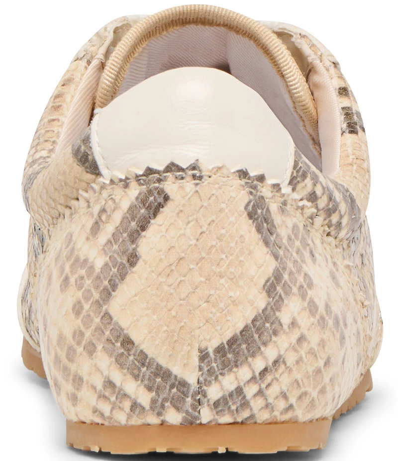Dolce Vita Dorie Snake Embossed Leather Sneakers
