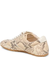 Dolce Vita Dorie Snake Embossed Leather Sneakers