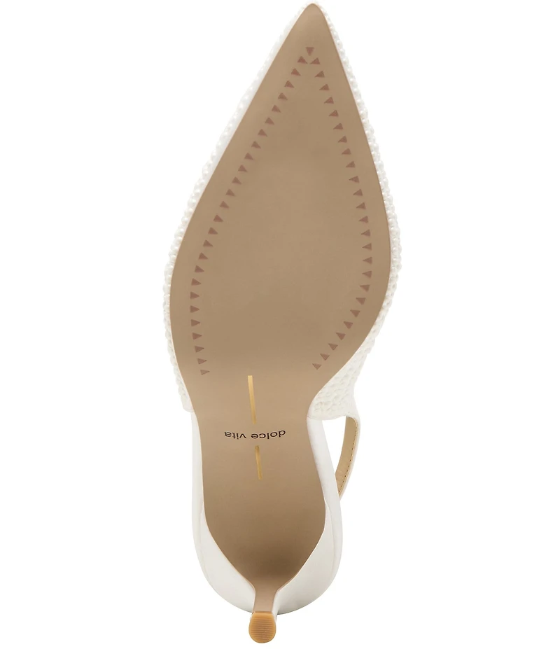 Dolce Vita Elasi Pearl Slingback Pumps