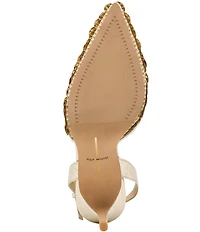 Dolce Vita Elizza Confetti Sequin Ankle Strap Pumps