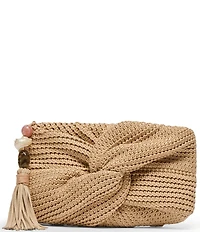 Dolce Vita Elowen Woven Hanging Charm Clutch Crossbody Bag