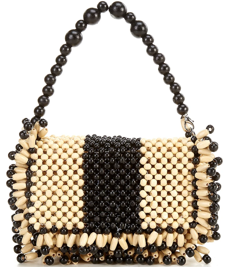 Dolce Vita Bead Embellished Colorblock Shoulder Bag