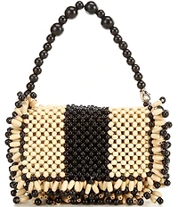 Dolce Vita Bead Embellished Colorblock Shoulder Bag