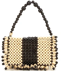 Dolce Vita Bead Embellished Colorblock Shoulder Bag