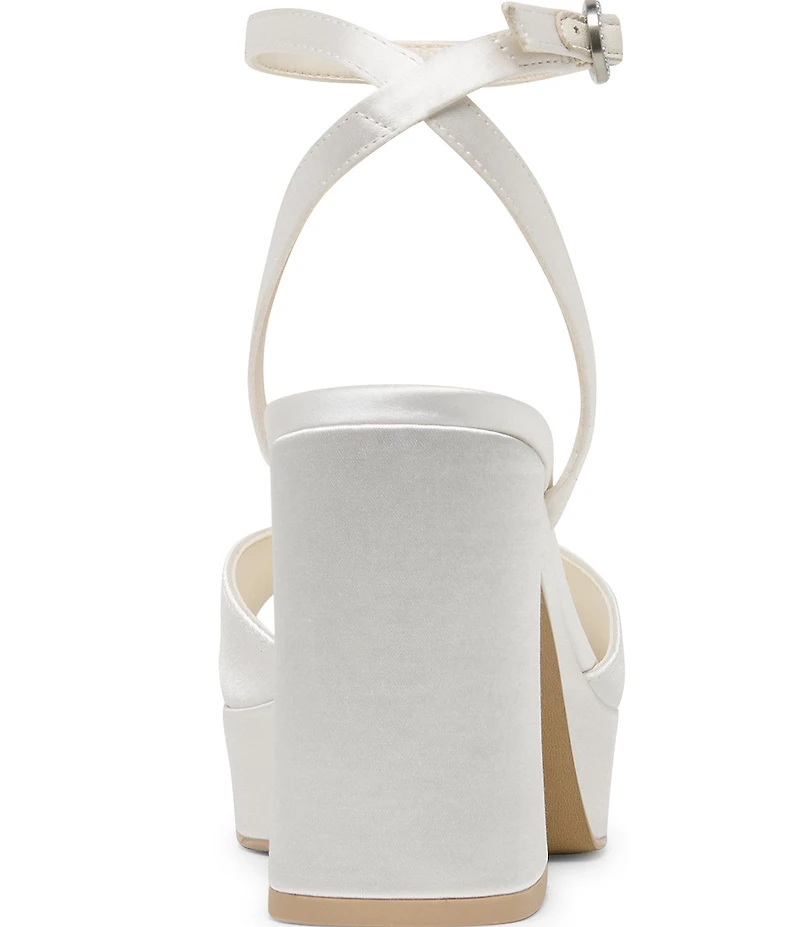 Dolce Vita Felica Satin Ankle Strap Platform Dress Sandals