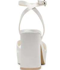Dolce Vita Felica Satin Ankle Strap Platform Dress Sandals