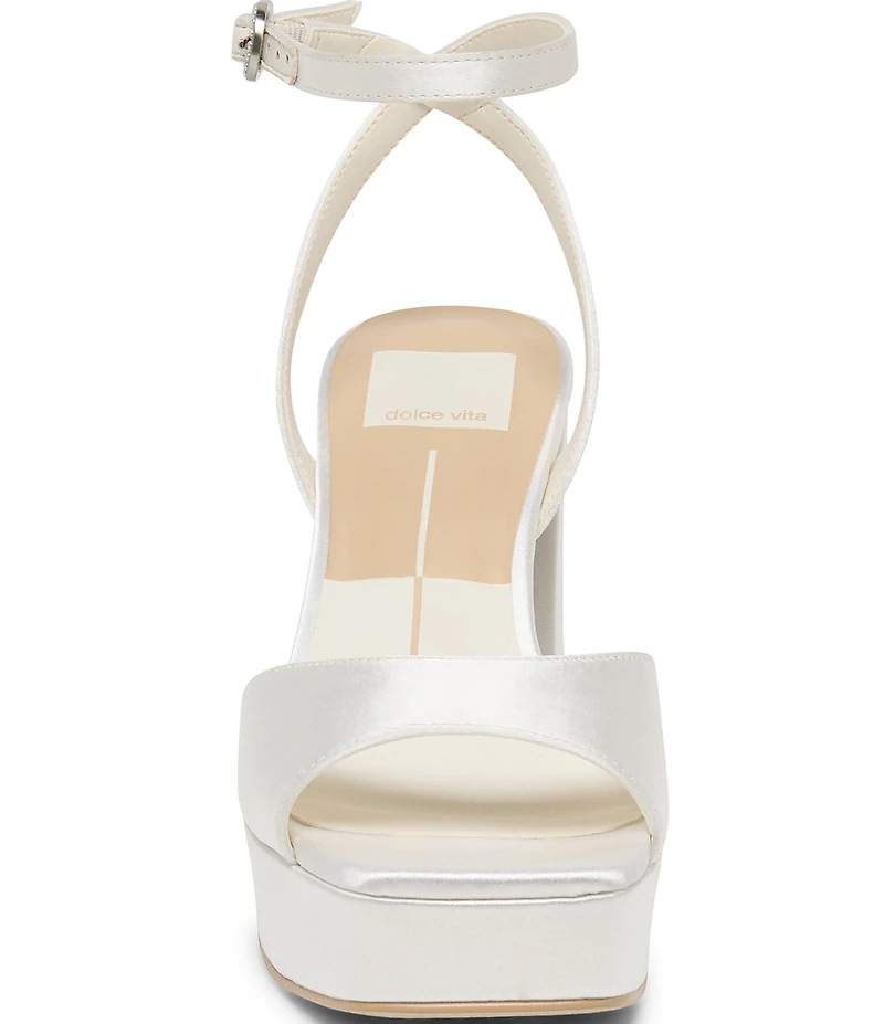 Dolce Vita Felica Satin Ankle Strap Platform Dress Sandals