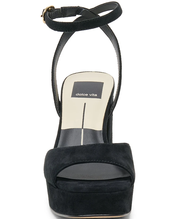 Dolce Vita Felica Suede Ankle Strap Platform Dress Sandals