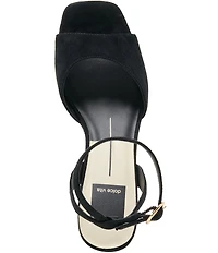 Dolce Vita Felica Suede Ankle Strap Platform Dress Sandals