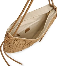Dolce Vita Freya Woven Straw Shoulder Bag