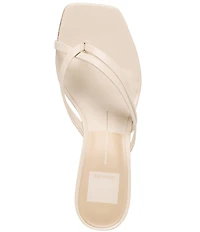 Dolce Vita Gessie Leather Toe Thong Dress Sandals