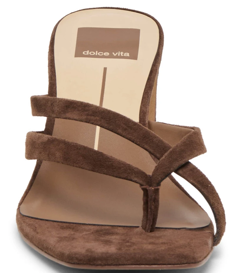 Dolce Vita Gessie Suede Toe Thong Dress Sandals