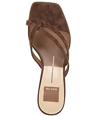 Dolce Vita Gessie Suede Toe Thong Dress Sandals