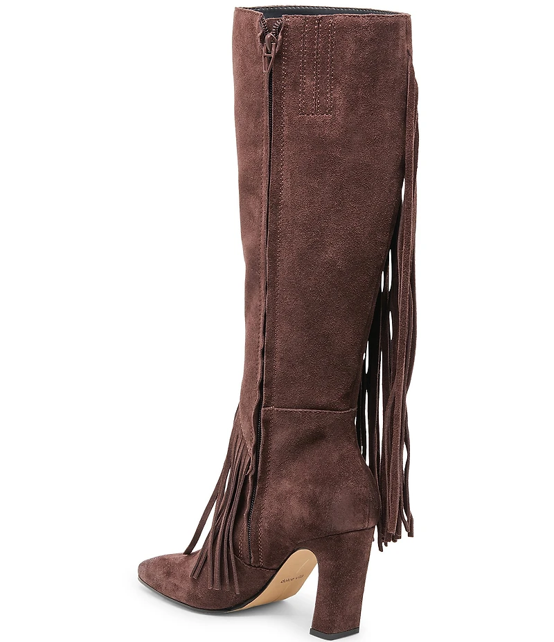 Dolce Vita Giano Suede Fringe Tall Boots