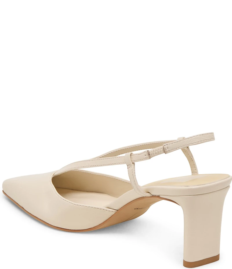 Dolce Vita Ginay Leather Slingback Pumps