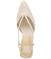 Dolce Vita Ginay Leather Slingback Pumps