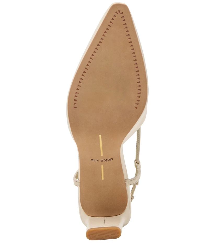 Dolce Vita Ginay Leather Slingback Pumps