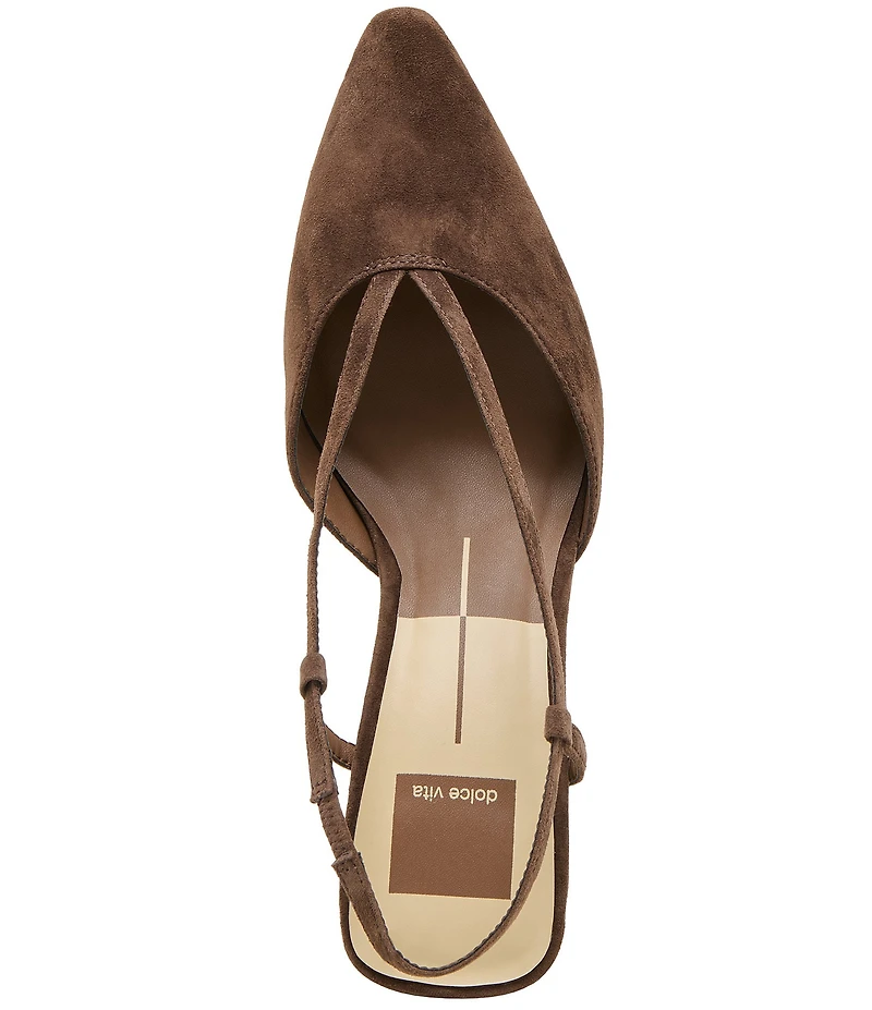 Dolce Vita Ginay Suede Slingback Pumps