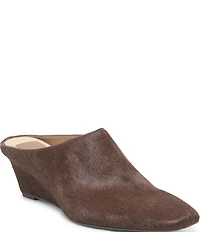 Dolce Vita Hilah Calf Hair Wedge Mules