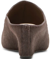 Dolce Vita Hilah Calf Hair Wedge Mules