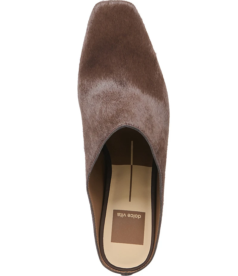 Dolce Vita Hilah Calf Hair Wedge Mules