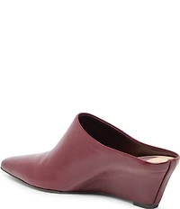 Dolce Vita Hilah Leather Wedge Mules