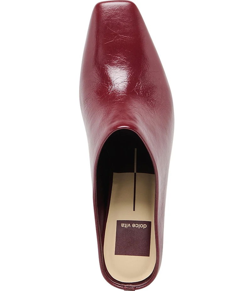 Dolce Vita Hilah Leather Wedge Mules