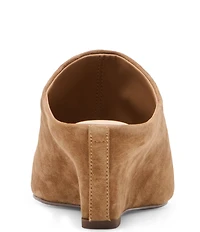 Dolce Vita Hilah Suede Wedge Mules
