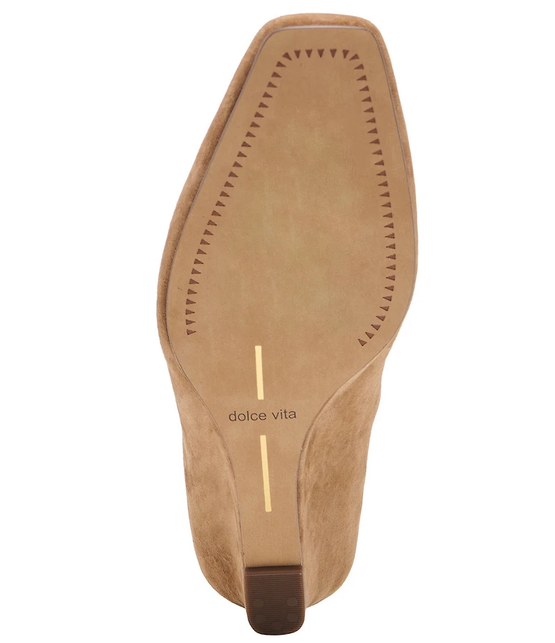 Dolce Vita Hilah Suede Wedge Mules