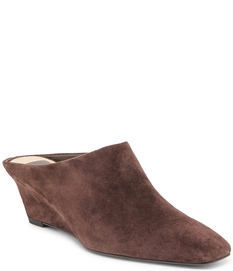 Dolce Vita Hilah Suede Wedge Mules