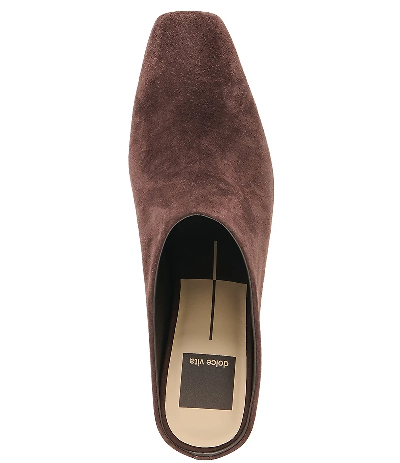 Dolce Vita Hilah Suede Wedge Mules