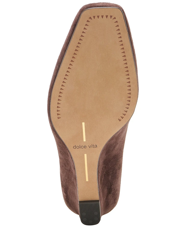 Dolce Vita Hilah Suede Wedge Mules