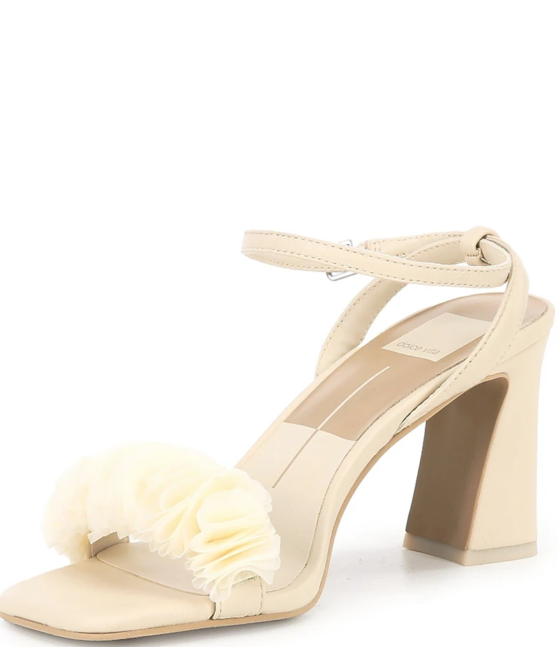 Dolce Vita Iesha Ruffle Leather Dress Sandals