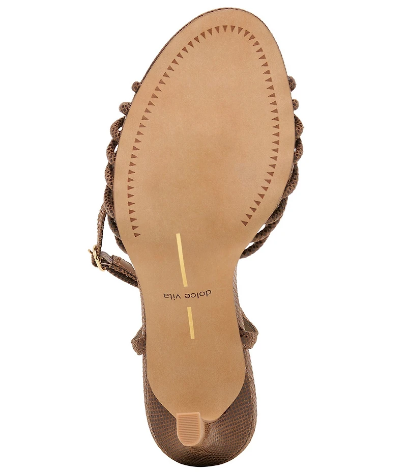 Dolce Vita Isebel Strappy Leather Dress Sandals