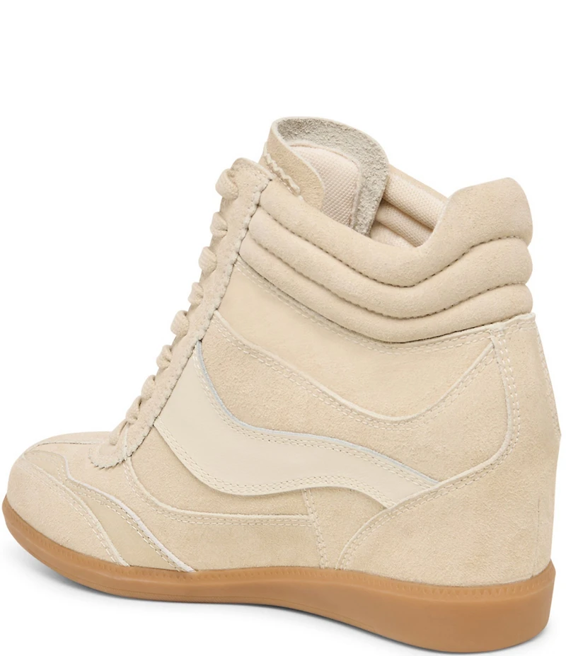 Dolce Vita Issac Suede High Top Wedge Sneakers