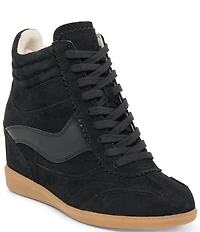 Dolce Vita Issac Suede High Top Wedge Sneakers