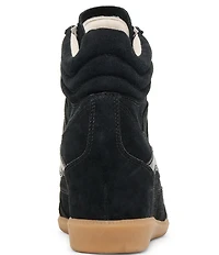 Dolce Vita Issac Suede High Top Wedge Sneakers