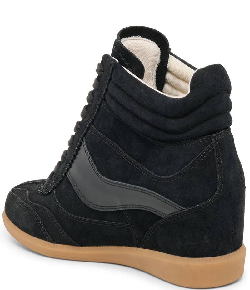 Dolce Vita Issac Suede High Top Wedge Sneakers