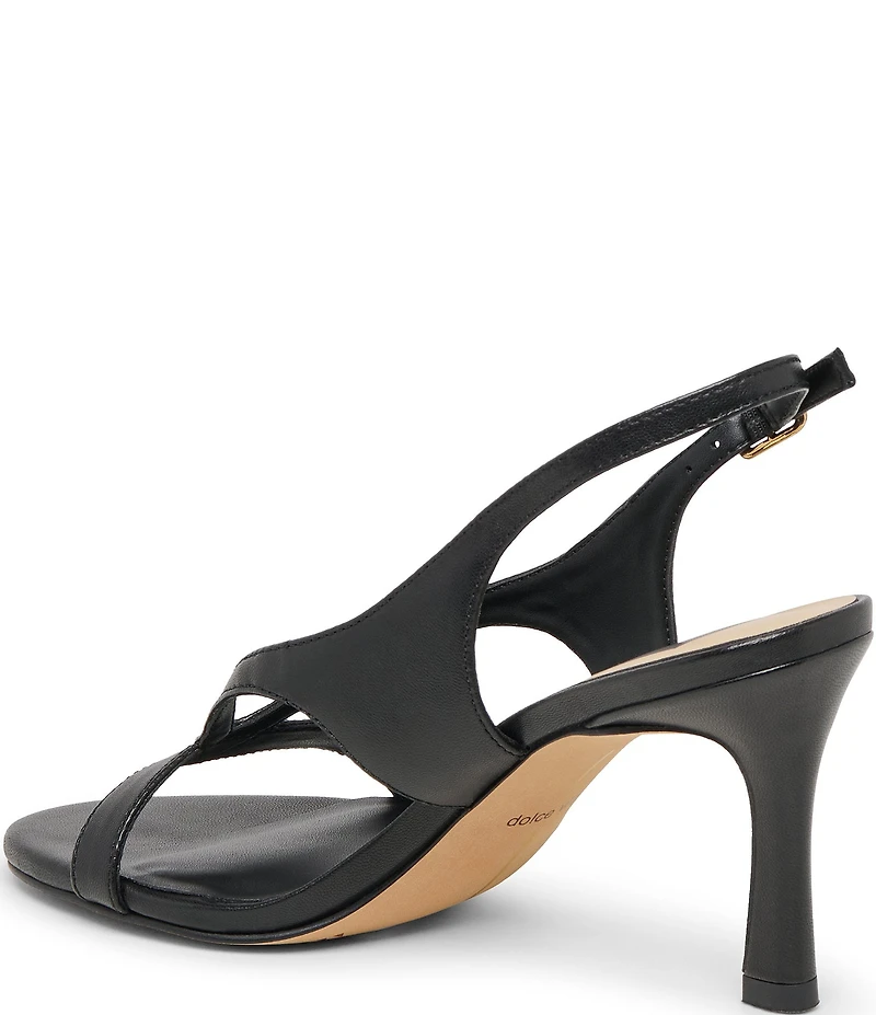 Dolce Vita Izela Leather Strappy Slingback Dress Sandals