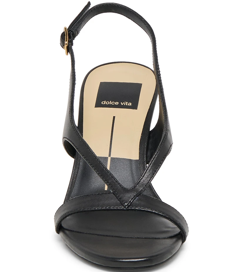 Dolce Vita Izela Leather Strappy Slingback Dress Sandals
