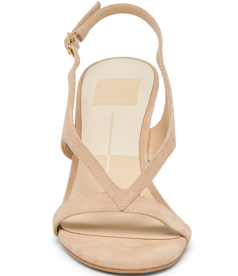 Dolce Vita Izela Suede Strappy Slingback Dress Sandals