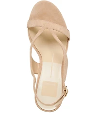 Dolce Vita Izela Suede Strappy Slingback Dress Sandals