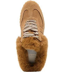 Dolce Vita Izzey Plush Suede Faux Fur Backless Mule Sneakers