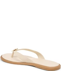 Dolce Vita Jaina Leather Metal Hardware Thong Sandals
