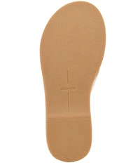 Dolce Vita Jaina Leather Metal Hardware Thong Sandals