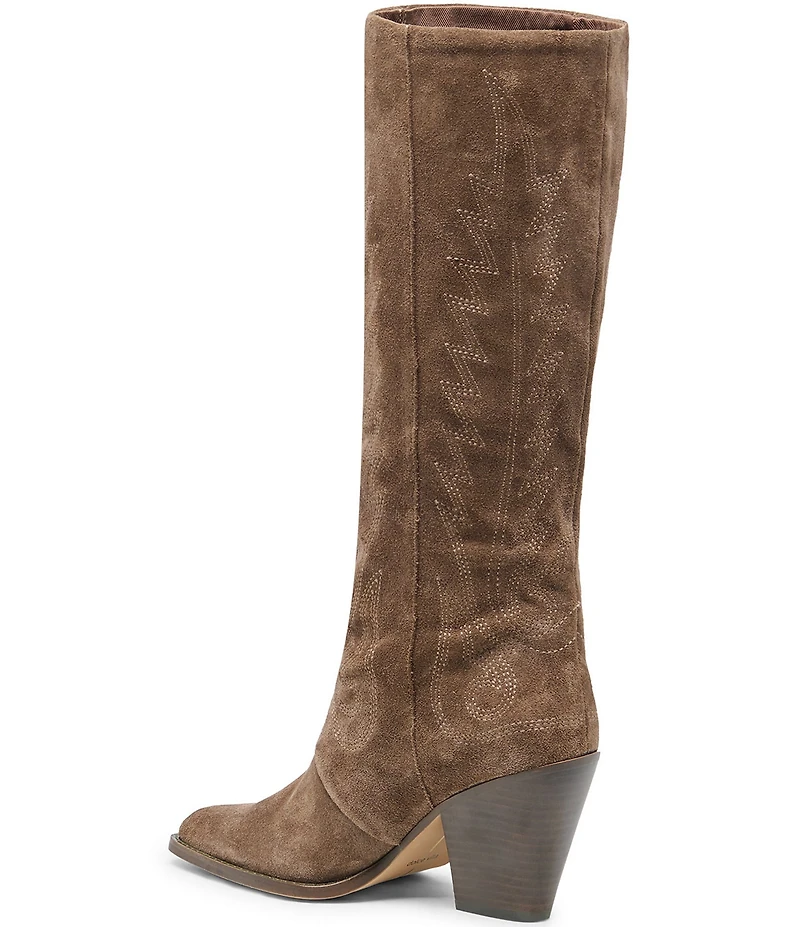 Dolce Vita Janaya Suede Western Inspired Boots